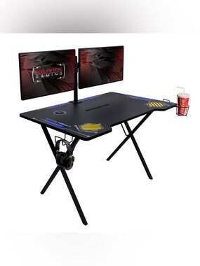 NEW Atlantic Gaming Black Desk Viper